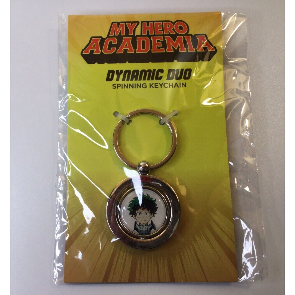 My Hero Academia Deku & All Might Dynamic Duo Spinning Keychain Subscription Exc
